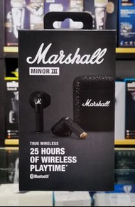 Marshall Minor III 無線藍牙耳機 (實體門市-平衡進口水貨)