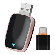 [ lian]-Wireless CarPlay Android Auto Adapter Wired to Wireless 2 in 1 Mini Car Ai Box Plug and Play