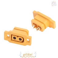 GILDAI 5pcs XT60E Male Plug, Plastic Mountable XT60E Connector,  Yellow AMASS RC Drone Accessories X
