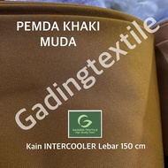 ( per setengah meter ) Kain seragam twill drill high twist INTERCOOLER lebar 150 cm meteran bahan ce