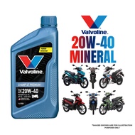 Valvoline Champ 4T 20W40 (1L) – Minyak Hitam Motor Mineral Original For YAMAHA LC135 Y15ZR LAGENDA H