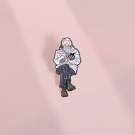 Bernie Sanders Enamel Badge Inauguration Day Brooch Funny Political Meme Design Backpack Accessories