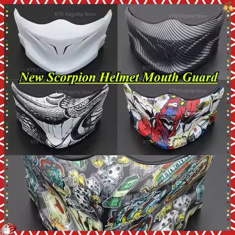 2025 Suitable for Scorpion generation EXO helmet mask, motorcycle helmet guard can be detachable mul