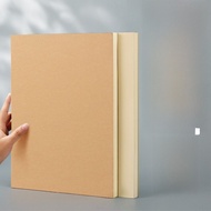 Retro Blank Page Notebook A5 Unlined Thick Dowling Paper White Drawing Sketch Book B5 Blank Book Sma