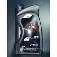 ELF MOTORCYCLE ENGINE OIL MOTO4 ROAD 10W40 1.2L Litre