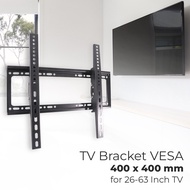 Sturdy, Space-Saving, 26-63 Inch Wall Mount TV Bracket