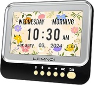Lemnoi 7 Inch Dementia Clock,Digital Day and Time Clock for Seniors Elderly Memory Loss Alzheimer’s 
