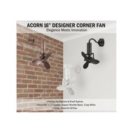 Acorn 16” Designer Corner Fan DC-360- Wall and Ceiling Mount
