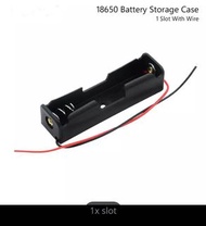 3/2/1x 18650 Battery Storage Box Case DIY 1 2 3 Slot Way Batteries Clip Holder Container With Wire L