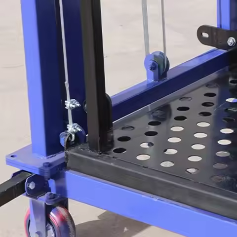 Electric Scaffolding Lifting Platform Warehouse Freight Elevator Factory Site Remote Control Mobile 