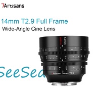 7Artisans 14mm T2.9 Full frame Wide-Angle Cine Lens for Sony E/Nikon Z/Canon R/L Mount Mirrorless Cameras