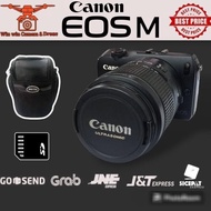 Bekas! Kamera Camera Canon mirrorless Canon Eos M Lensa 18-55mm III