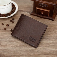 【LAZ Like】JEEP Mens Long Wallet Business Fashion Wallet PU Soft Leather Multi-Card Slot Large Capaci