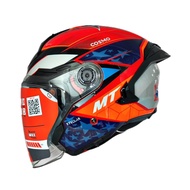 MT Helmets Cosmo SV Graphic Design Open Face Helmet with Sun Visor (ECE2206)