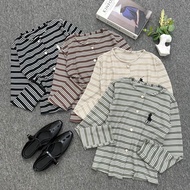 L0P0 BUTTON STRIPE TOP Code: 10060020