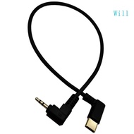 Will Compactly Type C to 2 5mm Audios Cable for Car and Portable Devices Antiinterference Audios Ada