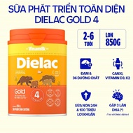 Combo 2 Hộp Sữa Bột Vinamilk Dielac Alpha Gold Complet IQ Số 2/3 - Dielac Gold Số 4 - Hộp 800g/850g