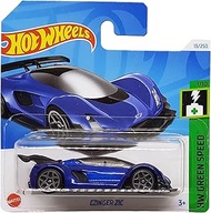 Hot Wheels - CZinger 21C - HW Green Speed 1/10 - HRY49 - Short Card - Hybrid Sports Car - Colour Blu