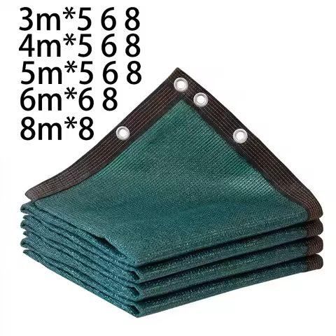 Large Sun Shade Sail 2 3*5 4x4 5x5 6 8*8 10 12 camo netting Garden Backyard Canopy Green Uv Block Ba