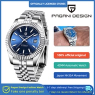 【100% Genuine】PAGANI DESIGN Men's Mechanical Watch Top Brand Luxury Automatic Watch Sports Stainless Steel Waterproof Watch Men's PD-1645