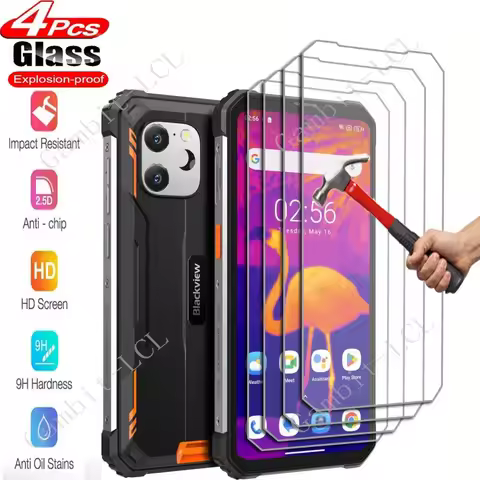 4PCS For Blackview Oscal Tiger 10 12 Shark 8 Flat 1C Wave 6C A85 A95 BL8800 Pro 5G Screen Protector