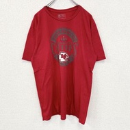 Used PRO LINE short-sleeved oversized print T-shirt, NFL Kansas City Chiefs, American football, KC, 