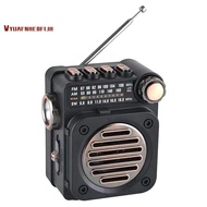 FM Radio Portable Radio Mini Radio Mini FM AM SW Radio Receiver Built-in Speaker Wireless  5.0 Music