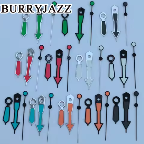 BURRYJAZZ NH35 NH36 NH38 7S26 7S36 4R35 4R36 Watch Hands Black Blue White Orange Green Red Hands Gre