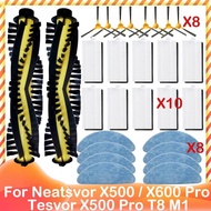For Neatsvor X520 X500 X600 Pro Tesvor X500 Pro T8 M1 Ikhos Create Netbot S15 S14 Hepa Filter Mop Cloth Main Side Brush