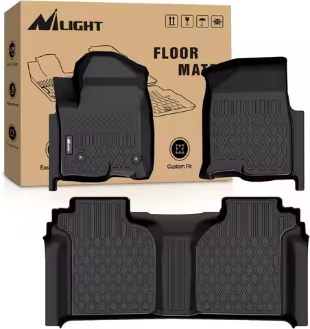 Nilight Floor Mats for Chevy Silverado GMC Sierra 1500 2019-2026 Chevrolet Silverado GMC Sierra 2500