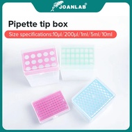 JOANLAB Official Store Laboratory Pipette Tip Box 10ul 200ul 1ml 5ml 10ml Micropipette Plastic Pipet