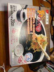 吉川COOK-PAL鐵制天婦羅鍋高端油炸鍋帶溫度計