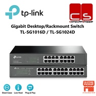 TP-Link 16/24 Port Gigabit Desktop Rackmount Switch - SG1016D/SG1024D
