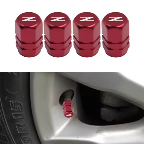 New JDM Z Style 4pcs Car Wheel Tire Tyre Valve Air Caps Stem Hexagonal For Nissan 350Z 370Z Z33 Fair