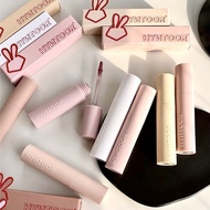 HYNTOOR Black Rabbit Macaron Lipstick Matte Matte Lip Glaze White Autumn Winter Nude Lipstick Velvet