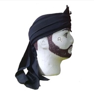 READY STOCK songkok udeng iket blangkon imamah hitam putih hijau plain perlengkapan ibadah muslim
