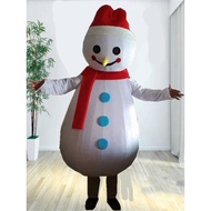 Christmas snowman mascot costume Christmas party performance mascot costume adult size Mascot Costum