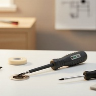 High Torque Wire Tester Pen with Screwdriver - Multi-Purpose Tool for Electricians  Pen Penguji Waya