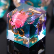 DND Dice Set, 100% Handmade Sharp Edge 7 Piece Resin Dice - Dungeons and Dragons Polyhedral Dice Set