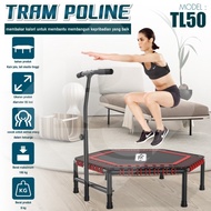 Trampolin Dewasa Alat Olahraga Lompat Cardio Senam