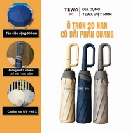 TEWA Umbrella 20 UV Protection Spokes >98% | 2-Way Automatic Umbrella | Canopy Width 105cm | Big Ant
