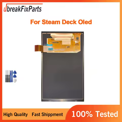 7.4 Inch 90Hz LCD Screen For Steam Deck Oled Screen Display Touch Digitizer Assembly Replacement for