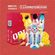 OPI CLEAR PROTEIN DRINK (500ML x 4) PACK OF 4 (CHOOSE YOUR FLAVOURS)