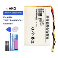 Earphone Battery P083040-Q02 803040 1200mAh For Akg Y50BT P083040-Q02 Earphone