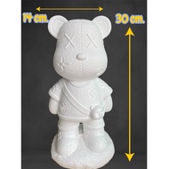 Luxury Bear Plaster Doll Big White Body 1 Set Of Coloring