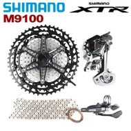 Shimano XTR M9100 Groupset 12 Speed MTB M9100 Right Shifter Rear Derailleur SGS Long Cage Cassette 10-51T Cogs Chain 1x12 Speed Bicycle Accessories store