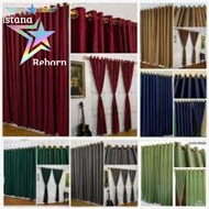 CURTAINS Ring 12 PLAIN polimycro size 100 x 200 cm 6 Waves