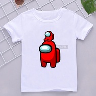 2026 Fashion 2026Game Among Us Imposter Tshirt Cartoon Cute Children's Clothing Boys Girls T-Shirt S