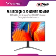 Dahua 26.5 Inch QD-OLED Gaming Monitor 2K QHD 240Hz 0.03ms DisplayPort HDMI VESA Pivot Ultra-Fast DH