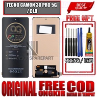 LAYAR FREE/FREE GLUE + SCREWDRIVER LCD TOUCHSCREEN TECNO CAMON 30 PRO 5G CL8 TOUCH SCREEN CL8 FULLSE